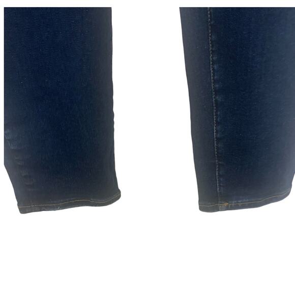 Good American Jeans 28-32 Blue Good Legs High Rise Straight Stretch Dark NWOT - Picture 5 of 10